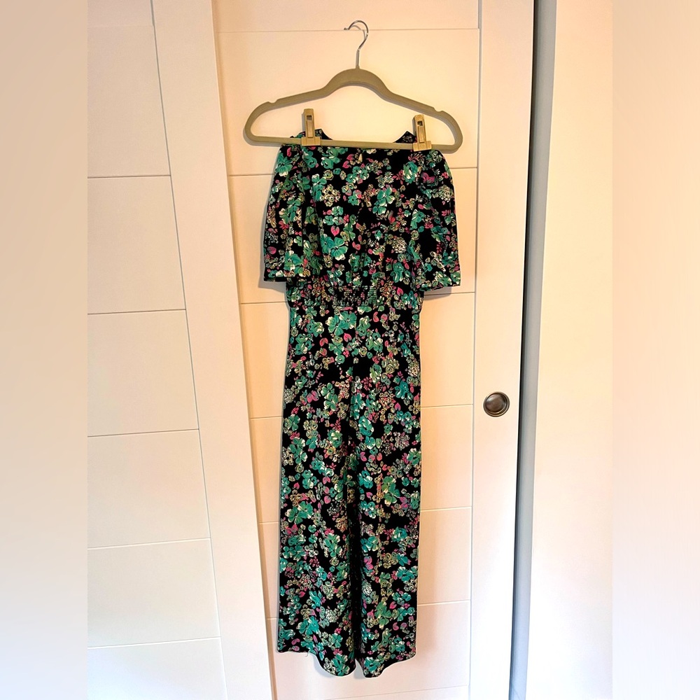 Size 2 ASOS floral cut-out midi dress
